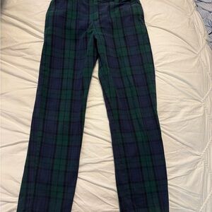 Vineyard vines Blackwatch Plaid Green and Blue boys Pants